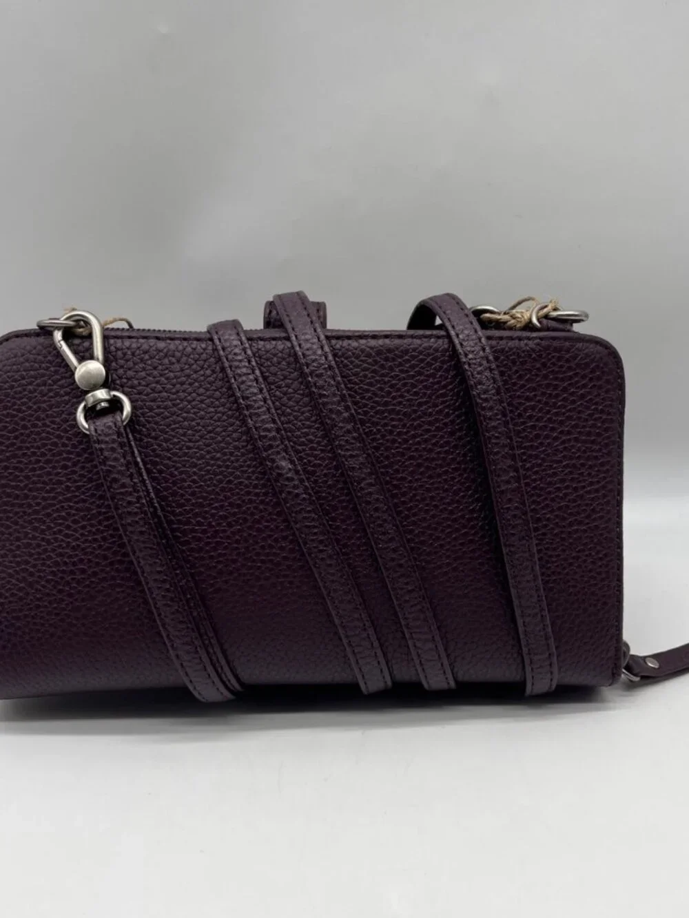 The Sak Iris Large Purple Leather Crossbody Bag